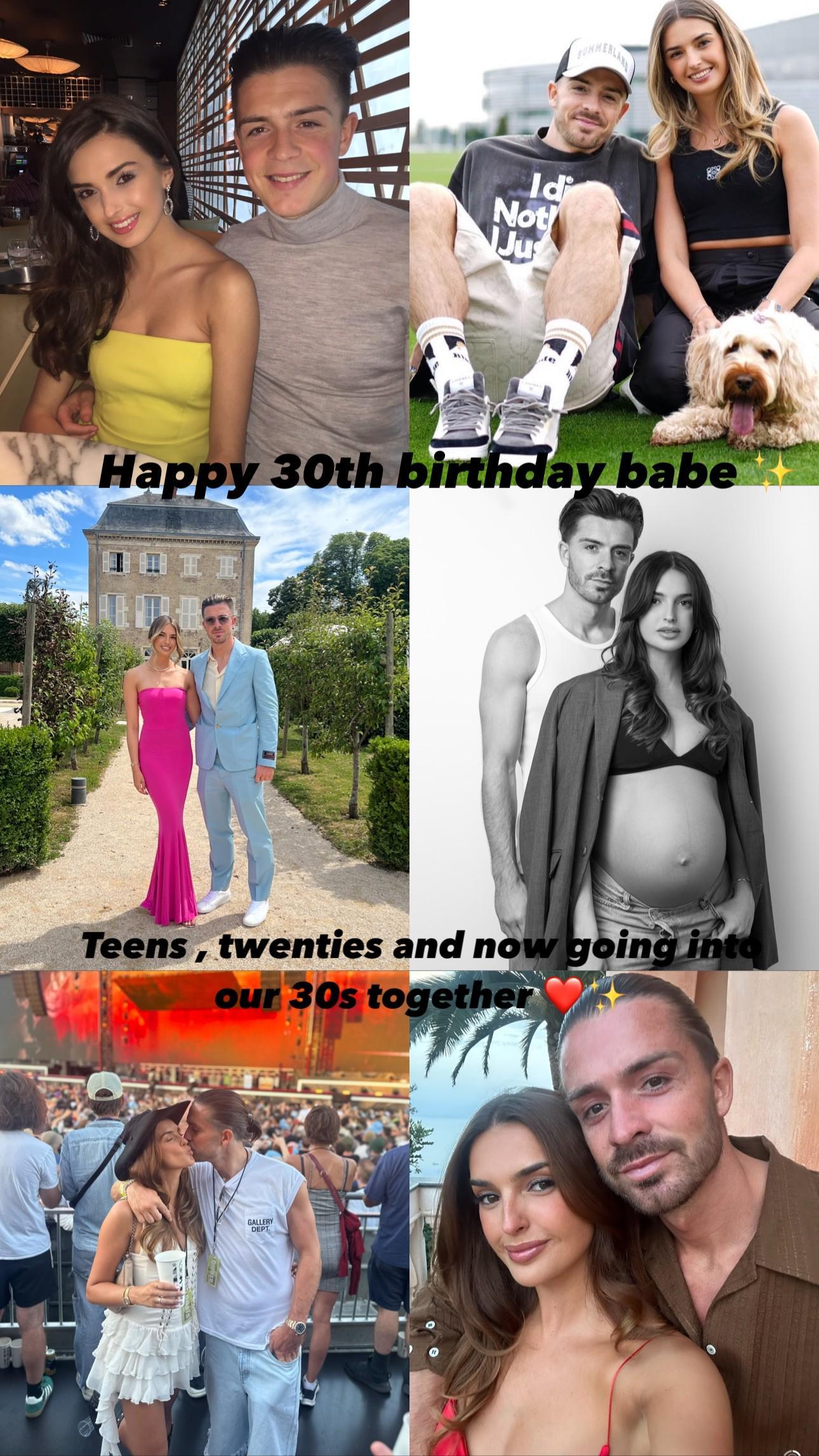 女友丽贝卡为格拉利什庆生:30岁生日快乐,宝贝